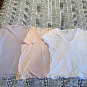 Madewell Whisper V-neck Tees